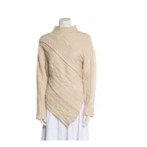 Proenza schouler Bias asymmetrical Cable Sweater